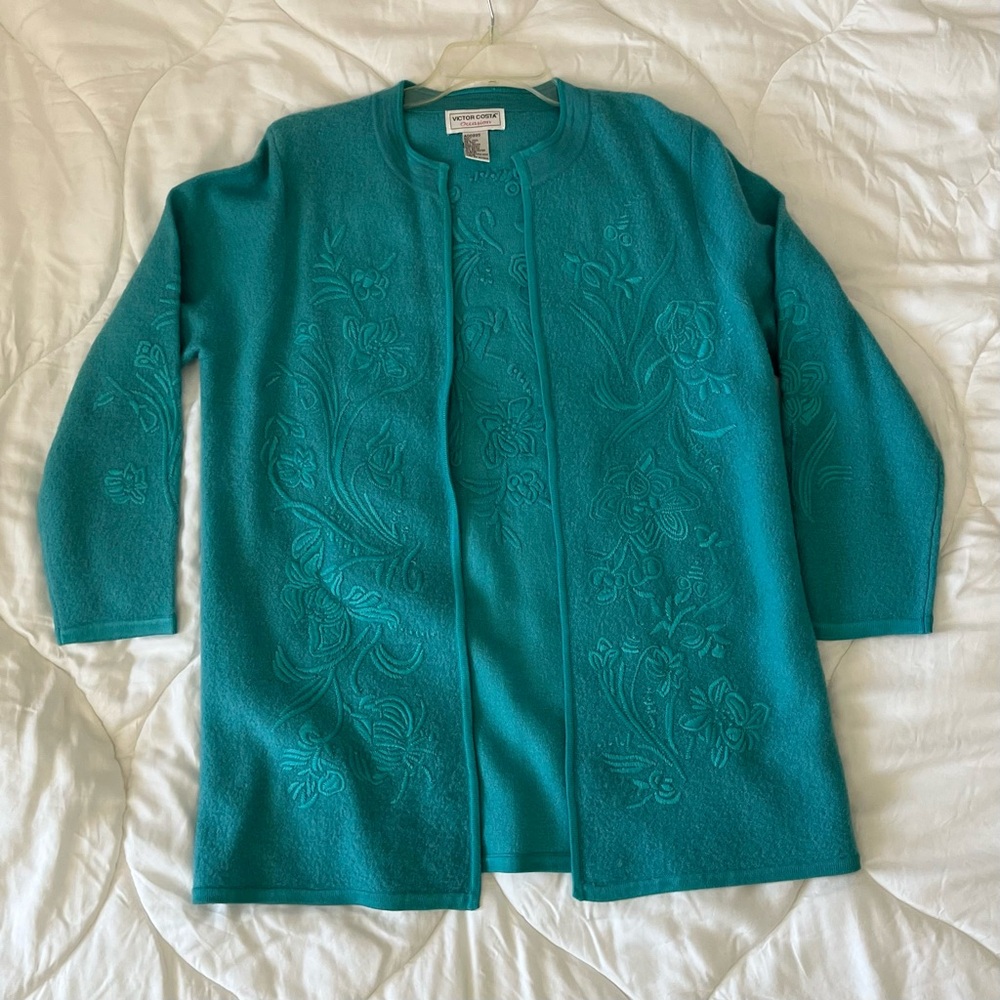 Victor Costa Occasion Vintage Wool Cardigan